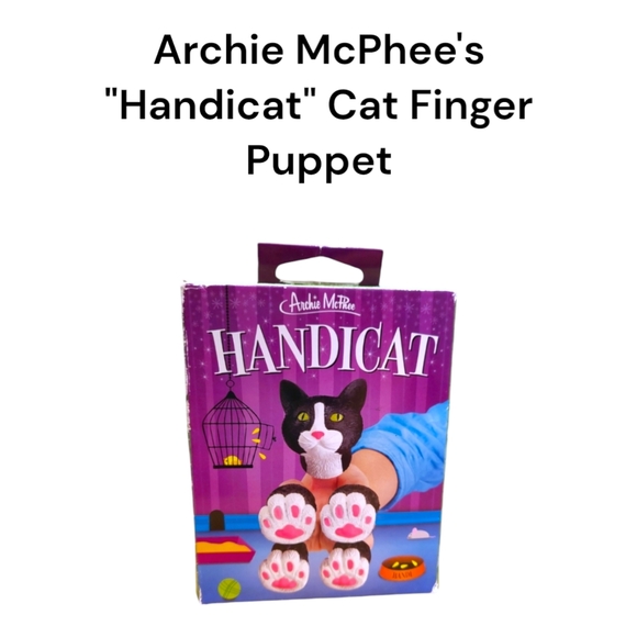 Archie McPhee "HandiCat" Cat Hand Puppet - Picture 1 of 8